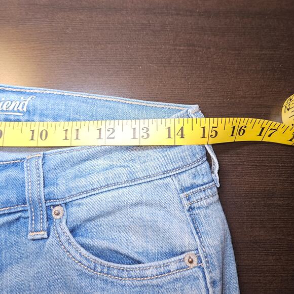 Old Navy The/LE Boyfriend Jeans Women’s Sz 2 Blue Mid Rise Relaxed Fit Casual - Picture 12 of 16